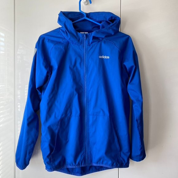 Adidas Boys Windbreaker Full-Zip Jacket L 14/16